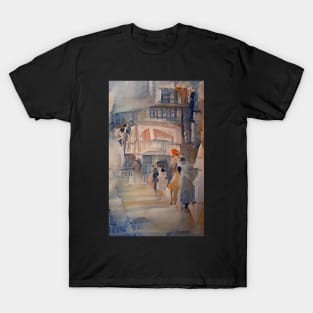 Watercolor Street Art T-Shirt